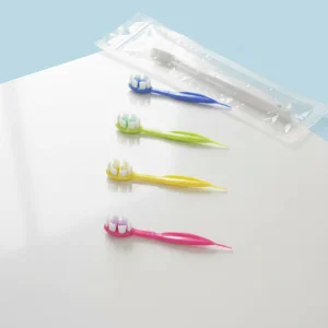 Eco-friendly Lightweight Disposable Toothbrush Soft Bristles Small Head Individually Wrapped Small Packs for Hotel &amp; Travel