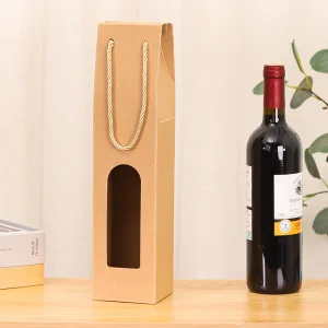 Custom Logo Wine Bottle Gift Box