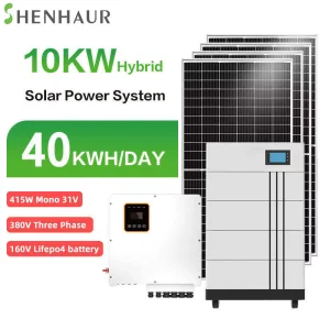 SHENHAUR Off Grid Solar System Panels