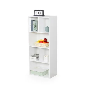 Modern Freestanding Wood Bookcase Shelf