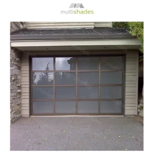 Multishades Folding Hurricane Resistant Folding Garage Door Smart Sensor Remote Control Thermal Insulation Waterproof Commercial Building Custom OEM