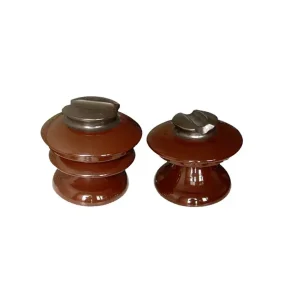 Aislador de tipo pin de vidrio porcelana para línea de postes