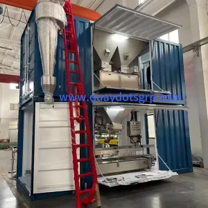 Unidade Móvel de Embalagem de Fertilizante e Cimento à Beira do Porto, Unidade Móvel de Pesagem Containerizada