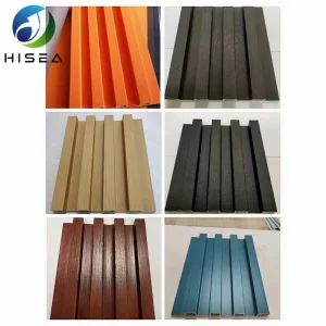 Eco Friendly Recyclable Material with Low Voc Emission Fluted Wall Panel