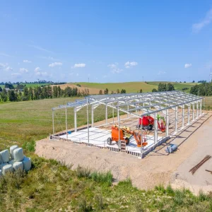 High Quality Prefabricated Light Steel Structural Pipe Tube Truss Frame Hot Dip Galvanized Roof Shed Modern Exhibition Hall