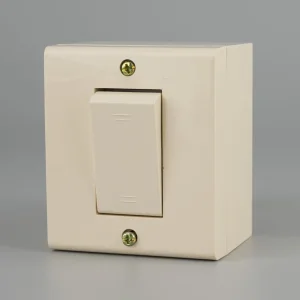 Interruptor e tomada elétricos de superfície montados para jardim à prova d'água
