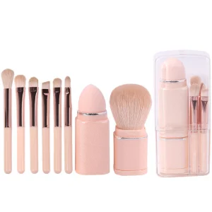 LUMA High Quality 8 in 1 Retractable Eye Makeup Brushes Set