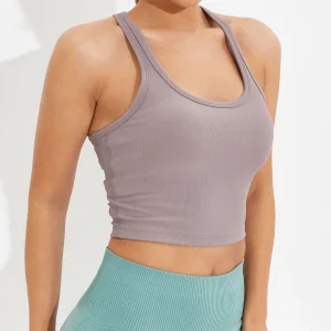 OEM Customized Gym Bra for Woman Activewear Stretchy Yoga Crop Tank