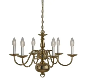 Chandelier Semi Flush Mount Ceiling Light Vintage Industrial