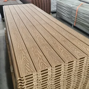 SINKO Modern Exterior WPC Facade Panels 3D Wall Cladding