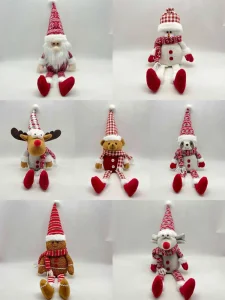 Wholesale Charming Christmas - Themed Decorations with Dangling Legs, Various Adorable Holiday Character Styles-Big Size Manufacturers, Factory