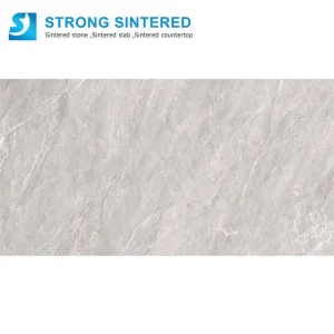 Big Size 3200X1600X12mm Grey Eco-Friendly Kitchen Sintered Stone Laminated Edge