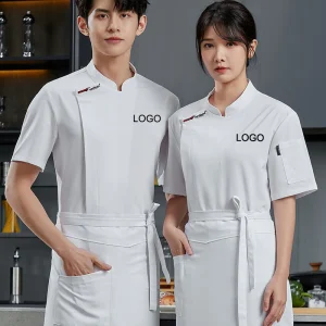 Uniforme de chef de manga corta