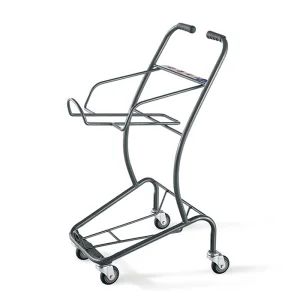 Foldable Black Shopping Trolley