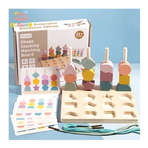 Montessori Wooden Beads Stacking