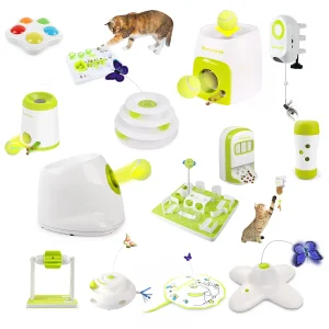AFP Interactive Pet Dog Cat Toys Auto Dog Ball Launcher