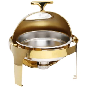 High-Grade Chafing Dish Stainless Steel Full Flip Cover Buffet Stove