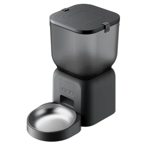 Smart 4L Square Stainless Steel Waterproof Battery Pet Feeder