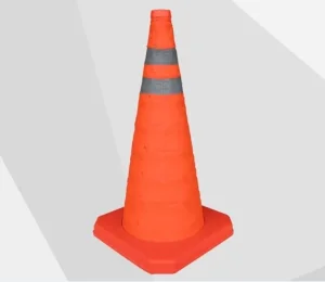PP Base Retractable Traffic Cone USA