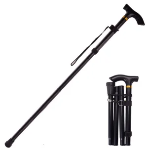 Foldable Ultralight Adjustable Aluminium Alloy Stick Twist Lock Hiking Trekking Pole