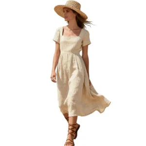 Women Summer Midi Dress