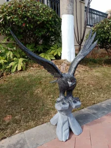 Garden Animal Decorative Stone Eagle Sculpture