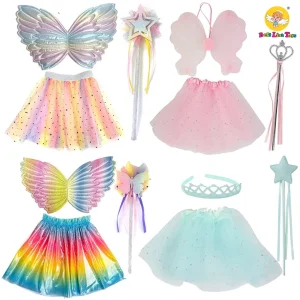 New Beauty Set Pretend Play Kids Toy Role Play Princess Costume Grils Dress Set