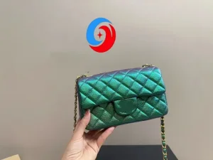 Pearlescent Sheepskin Handbag