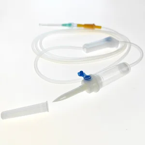 Conjunto de bomba de uso médico desechable de seguridad 21g 22g 23G 25g 3 con aguja de infusión tipo Y con ala o recta