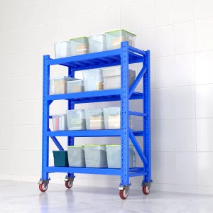 High Quality Industrial Warehouse Steel Rack Multi-Level Heavy-Duty Shelves 300Kg/500Kg Corrosion Resistance Stacking Rack