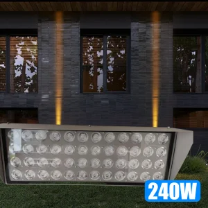 Waterproof 240W LED Spot Light 2000K-6000K LED Floodlights for Outdoor Facade Garden Decoration