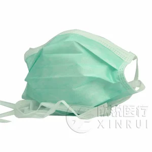 3-Ply Non-Woven Medical Supply Disposable Surgical Face Mask with Tie-on Bands