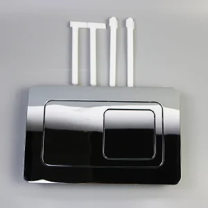 Concealed toilet cistern panel singal push button Stainless Steel flush plate