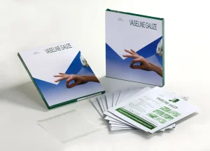 Apostille CE Approved Vaseline Gause Paraffin Gauze Dressing Tulle Gras for Burns Scalds Skingraft Skin Loss Wounds Lacerations and Abrasions