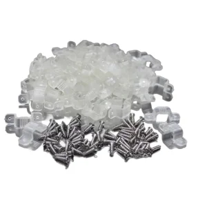 LED Strip Light Fastener Clips LED Strip Clip 5050 5730 3014 2835 Flexible Mounting Fixer for Fixing LED Strip Clips with Screw