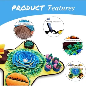 Snuffle Ball Anxiety Relief Dog Feeding Mat Enrichment Dog Puzzles for Dogs