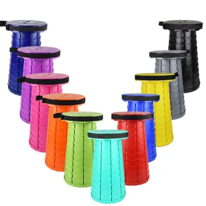 Outdoor Sturdy Portable Plastic Folding Telescopic Seats