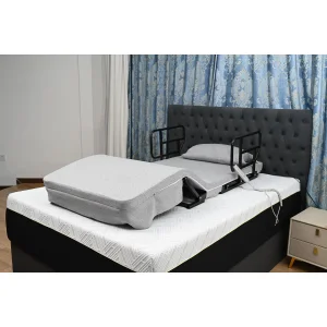 Electrically Operated Geriatric Care Bed – Adjustable Back Support, Pressure Redistribution Mattress, and Home Medical Rehabilitation Solutions