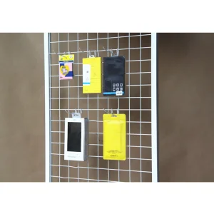 Heavy-Duty Black Mesh Shelving Unit for Efficient Home Organization