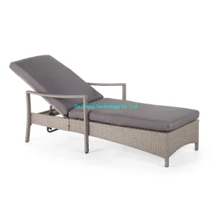 Wholesale High Quality Modern Bistro Outdoor Rattan Garden Aluminum Patio Daybed