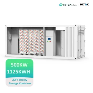 نظام تخزين الطاقة الشمسية المتكامل في حاويات من هيتك 40FT 20FT بطارية ليثيوم أيون 200kw 250kw 500kwh 1mwh مجموعة كاملة للصناعات