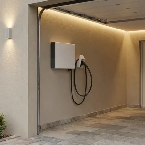 20-30kw Wall-Mounted DC EV Charger Single-Gun Electric Car Charger with 3.5m Cable for Home Use and Simple One-Click Start Operation