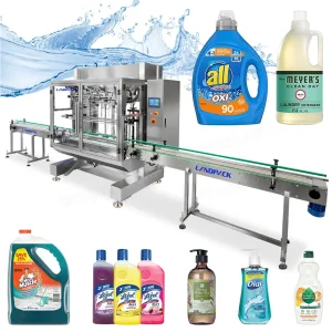 Automatic Daily Chemical Shampoo Detergent Filling Packaging Machine Disinfectant Liquid Bottling Line