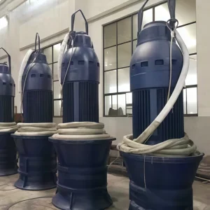Bomba sumergible de flujo axial de alta presión, bomba de agua para riego agrícola y drenaje, bomba sumergible de aguas residuales con alta elevación