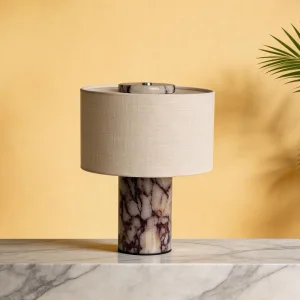 Marble Fabric Table Lamp