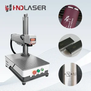 30W 50W 100W Split Portable Small Business Card Label Ideas Phone Case Logo Galvo Marker Fiber Laser Marking Engraving Printing Machine for Metal Jewelry Glass