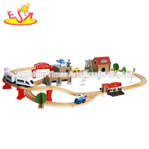 New Design Kids Wooden Electric Toy Train Sets