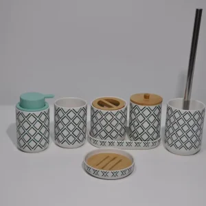 Discount Spring series rainbow decal bathroom six piece set Manufacturer, Factories