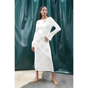 Belen Natural Waist Floral Maxi Dress