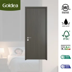 Classic Style China Factory Kid's Room Soundproof Acoustic Wooden Door